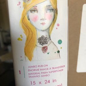 Jane Davenport jumbo rub on